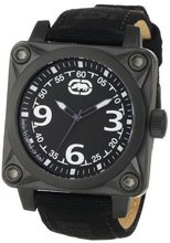 Marc Ecko E12598G1 The Armor Black Canvas Strap