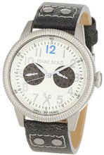 Marc Ecko E13513G1 The Recon Silver Dial Black Canvas Strap