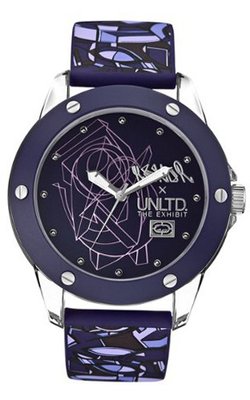 Marc Ecko The Tran Purple Dial E09530G4 with Purple Silicone Strap