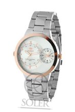 Marea B 21134 3 Silver Stainless Steel Bracelet Quartz