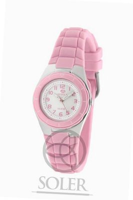 Marea B 25111 3 Pink Rubber Strap Quartz
