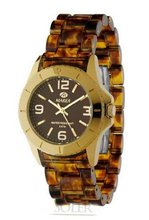 Marea B 32053 12 Lady Metal Plastic Tortoise Gold