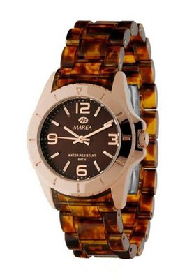 Marea B 32053 13 Lady Metal Plastic Tortoise Rose Gold