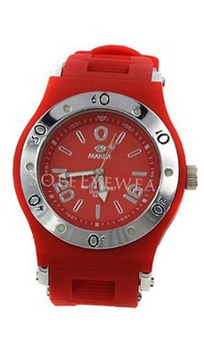 Marea B 35212 8 Plastic Silicone Red Silver