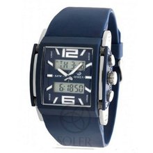 Marea B 35234 3 Blue Rubber Strap Quartz