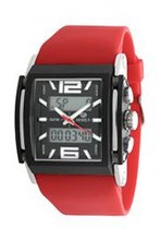 Marea B 35234 5 Red Rubber Strap Quartz