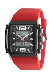Marea B 35234 5 Red Rubber Strap Quartz