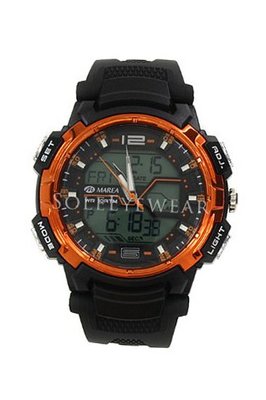 Marea B 44073 3 Gent Plastic Rubber Black Orange