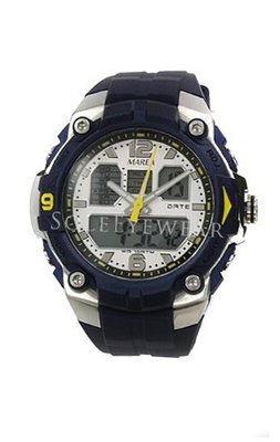 Marea B 44076 2 Anadigi Plastic Rubber Navy Blue Yellow