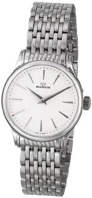 Marvin M020.11.21.11 Malton Analog Display Swiss Quartz Silver