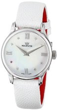 Marvin M020.11.77.62 Malton Analog Display Swiss Quartz White