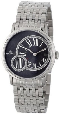 Marvin M025.12.74.12 Origin Black Dial Stainless Steel Bracelet