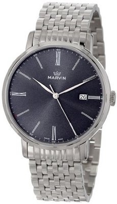 Marvin M025.13.42.13 Origin Black Dial Stainless Steel Bracelet