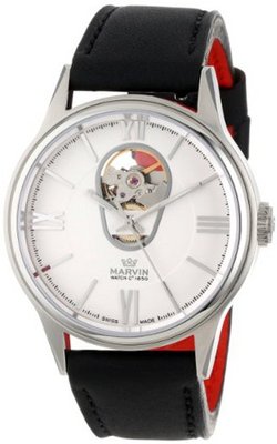 Marvin M113.13.34.64 DN8 Automatic Stainless Steel Open Heart 38-Hour Power Reserve