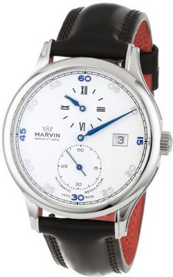 Marvin M115.13.24.68 Malton 160 Round Automatic Regulator 38-Hour Power Reserve