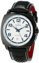 Marvin M119.23.24.84 Malton 160 Cushion Automatic Black and White 38-Hour Power Reserve
