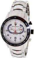 Maserati Corsa R8873610001 Silver Stainless-Steel Analog Quartz with Silver Dial