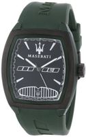 Maserati R8851104018 Passione Green Rubber Strap Passione