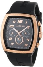 Maserati R8851104023 Passione Black Rubber Strap Passione