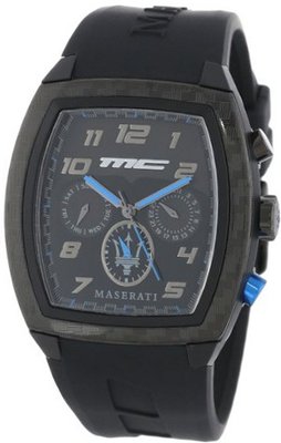 Maserati R8851104024 Passione Black Rubber Strap Passione