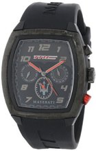 Maserati R8851104026 Passione Black Rubber Strap Passione