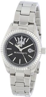 Maserati R8853100501 Competizione Silver Steel Crystal