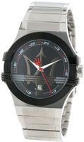 Maserati R8853108001 Potenza Stainless Steel Black Dial