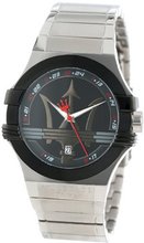 Maserati R8853108001 Potenza Stainless Steel Black Dial