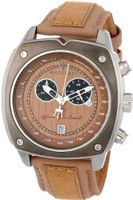 Maserati R8871606003 Velocita Brown Leather Band