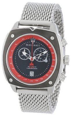 Maserati R8873606001 Velocita Red and Black Dial