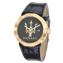 Maserati Tridente Gold Plated Strap - 8851103502