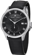 Maurice Lacroix Masterpiece Black Dial Black Leather MP6907-SS001-310