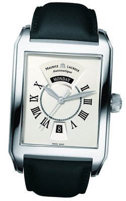 Maurice Lacroix Pontos Rectangulaire Day Date PT6137-SS001-11E