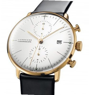 max bill by junghans max bill by junghans max bill Chronoscope gold