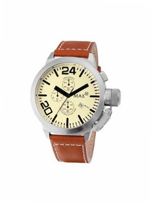 MAX es - Pure White Aviator Chrono - Classic Collection - 36mm