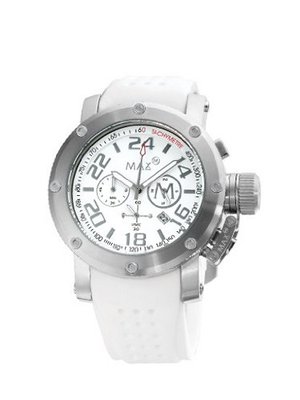 MAX es - White & Silver Sport Chrono - Sports Collection - 42mm