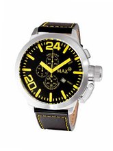 uMAX Watches Classic Yellow Chronograph 