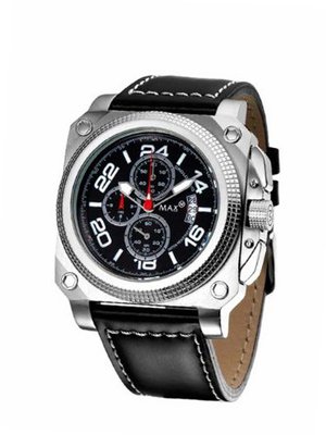 uMAX Watches Modern Gunmetal Square 