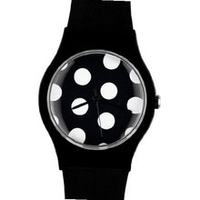 08:11AM Black and White Polka Dots May28th