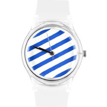 12:49AM Navy Blue and White Stripes May28th