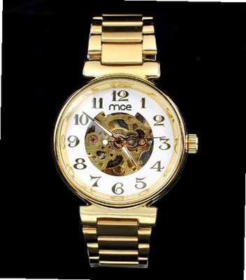 High Class Luxury Auto Mechanical Golden Tourbillon Wrist for