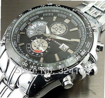 Silver Skeleton Analog Display Casual & Quartz