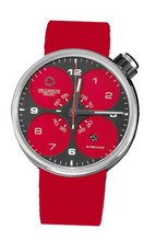Meccaniche Veloci W121N144379016 Automatic Titanium Grey and Red Dial