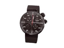 Meccaniche Veloci W123K115372017 Quattro Valvole Automatic Black PVD Titanium Carbon-Fiber Black Dial Rubber Chronograph