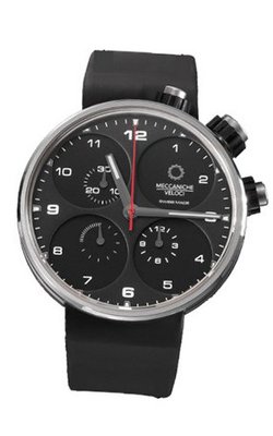 Meccaniche Veloci W123N075372016 Automatic Titanium Black Dial Chronograph