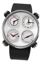 Meccaniche Veloci W124N113371016 Automatic Titanium Silver Dial Dual-Time