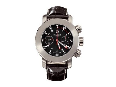 Meccaniche Veloci W306GP2_229 Automatic Chronograph Black Dial