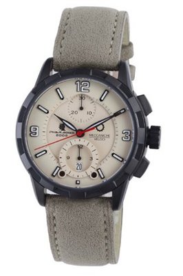Meccaniche Veloci W503PR_112 Automatic Black PVD Khaki Green Fabric Beige Dial Chronograph