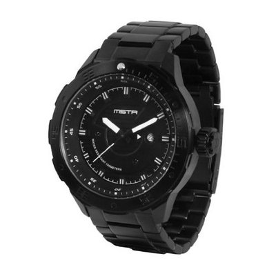 Meister Diver One Black 50mm w Stainless Band DO103SS