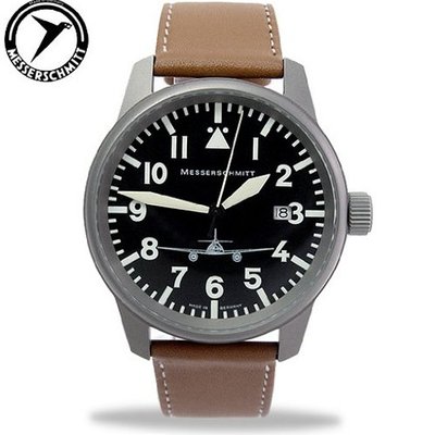 Messerschmitt 41mm Titanium Case Pilot's ME262M